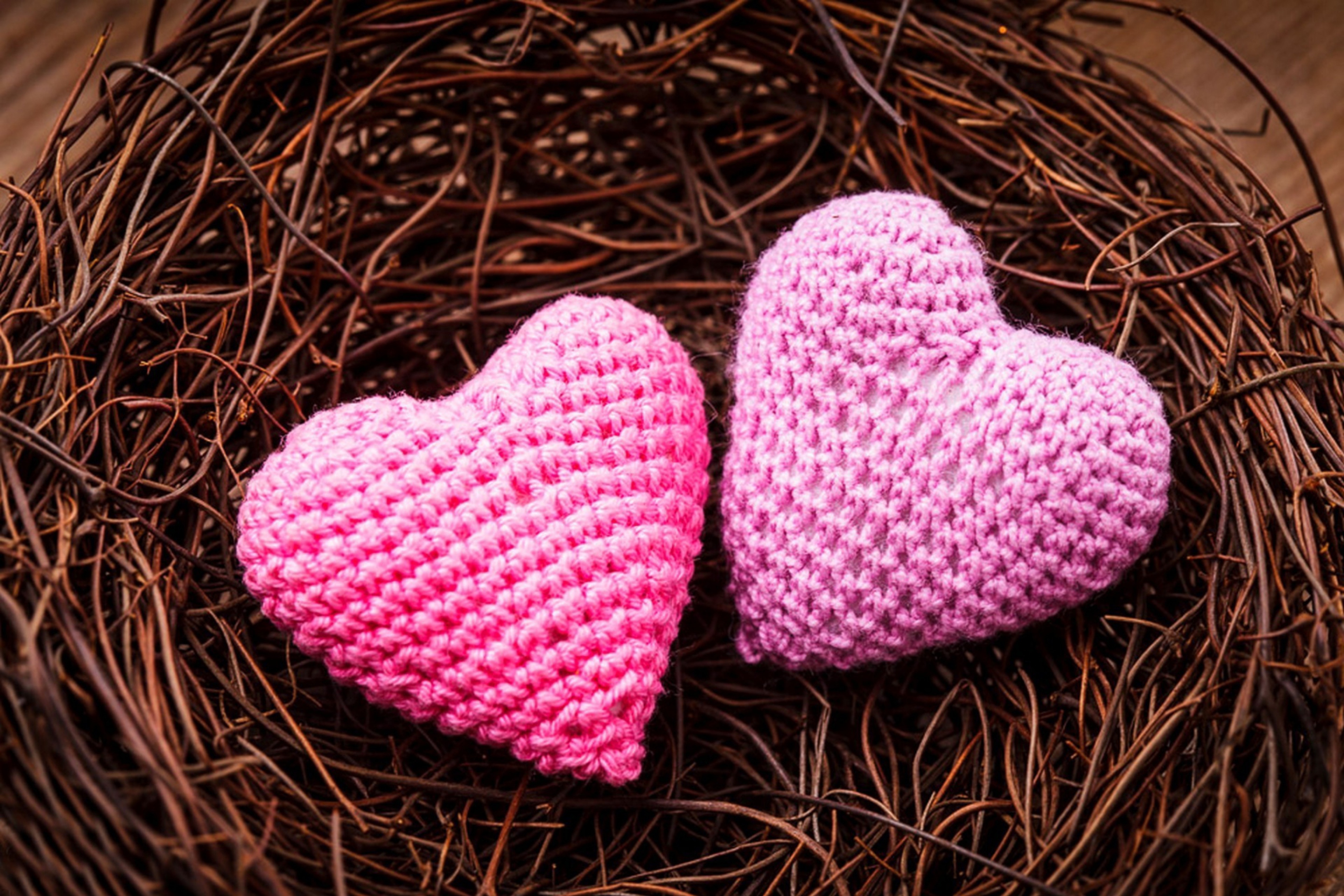 Knitted Pink Heart screenshot #1 2880x1920