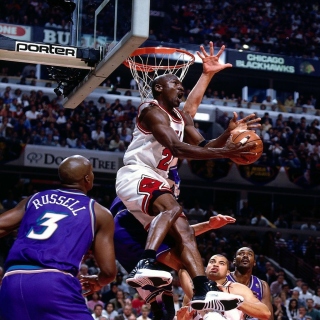 Michael Jordan Goal papel de parede para celular para 128x128