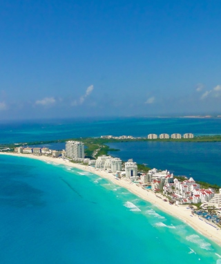 Blue Cancun sfondi gratuiti per 750x1334