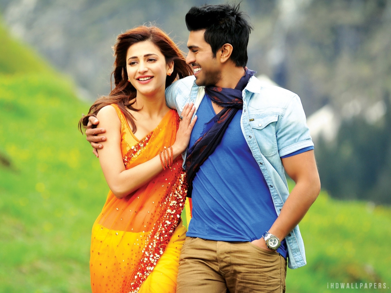 Screenshot №1 pro téma Shruti Hassan and Ram Charan 1600x1200