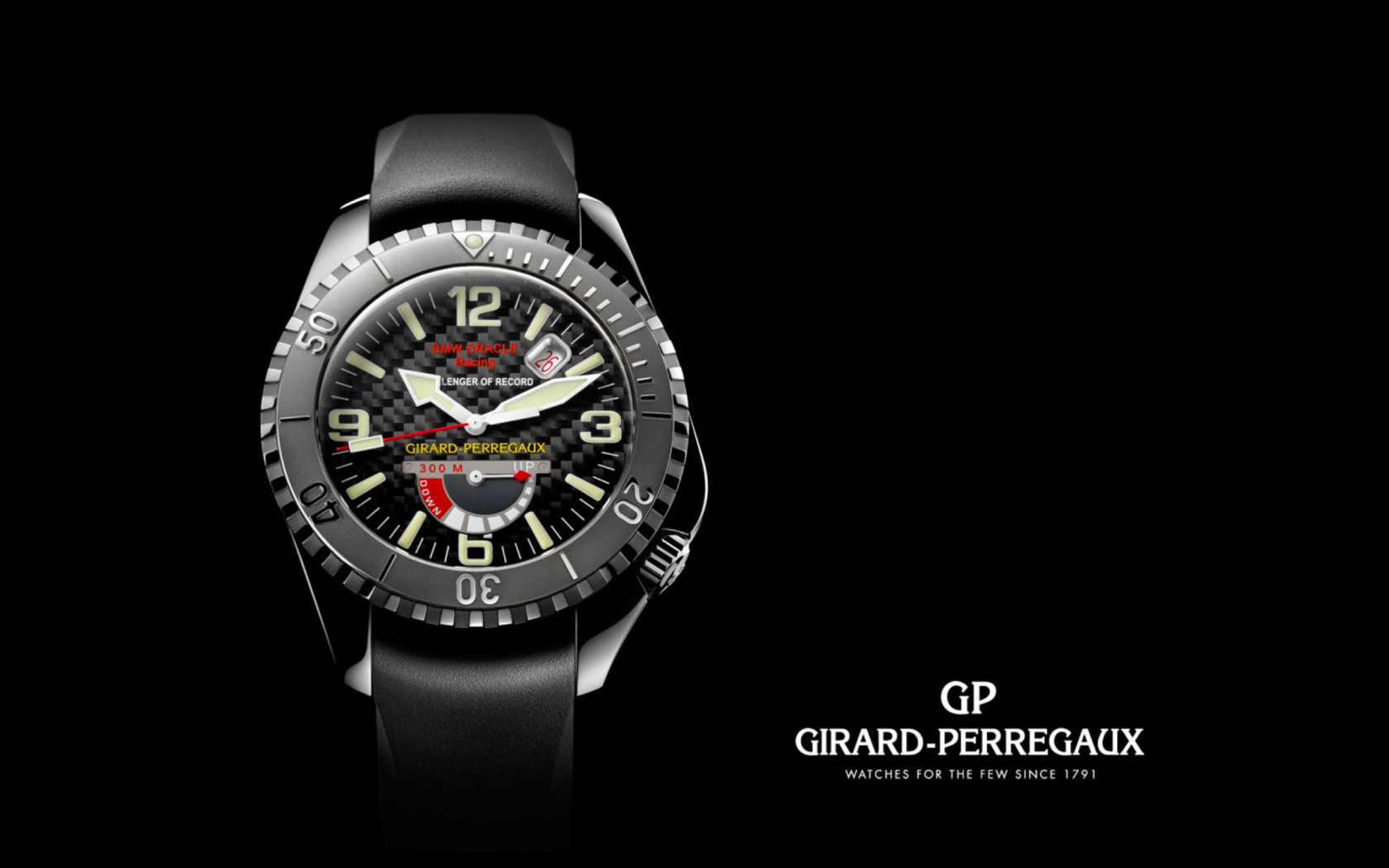 Screenshot №1 pro téma Girard Perregaux Watch 1680x1050