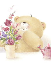 Das Forever Friends Teddy Bear Wallpaper 176x220