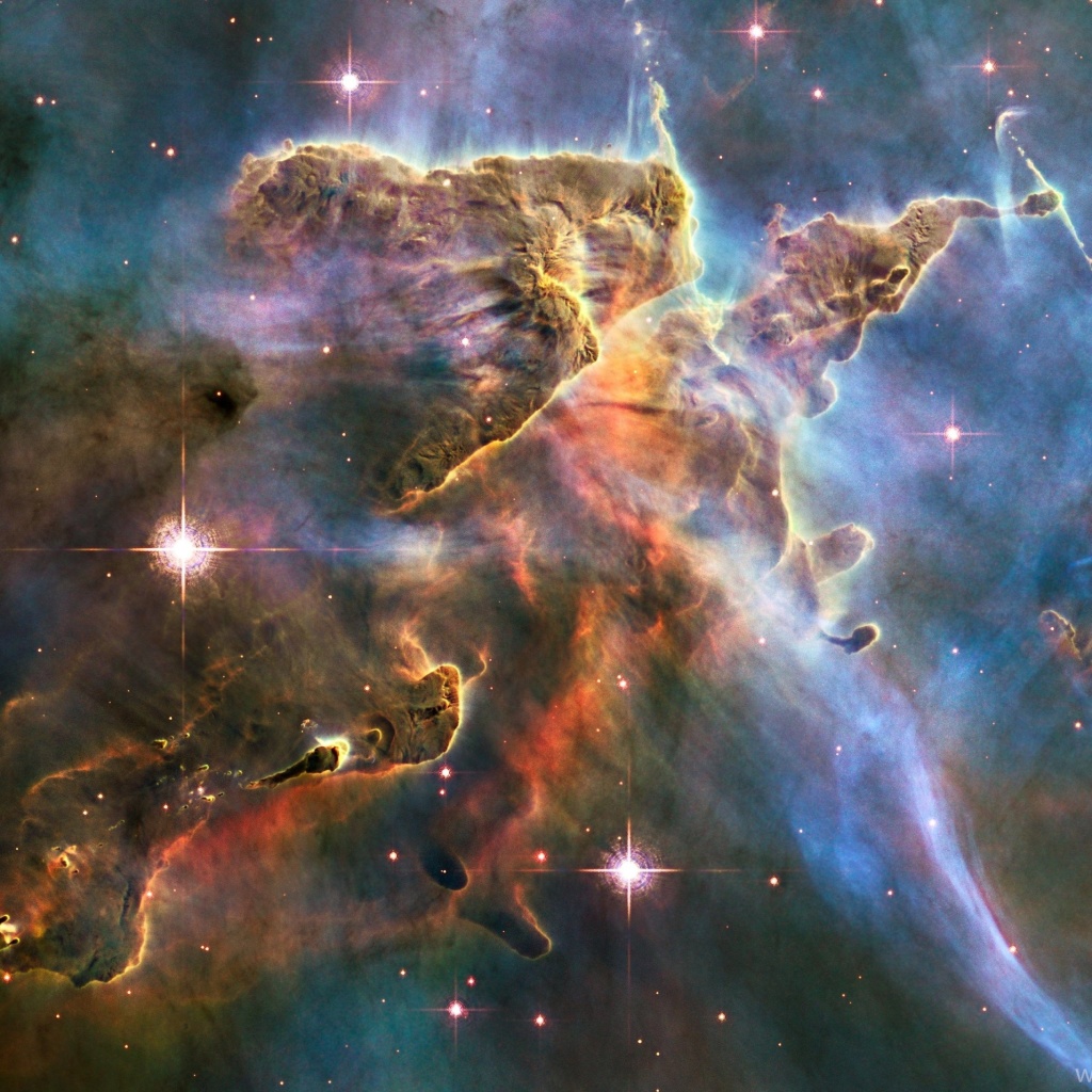 Das Rosette Nebula Wallpaper 1024x1024