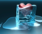 Frozen Heart wallpaper 176x144