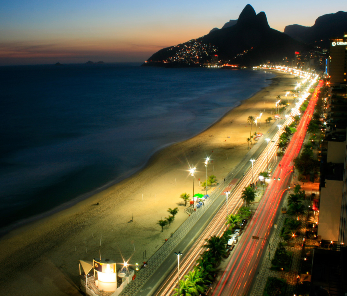 Screenshot №1 pro téma Rio De Janeiro Beach 1200x1024
