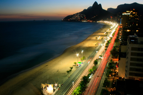 Fondo de pantalla Rio De Janeiro Beach 480x320
