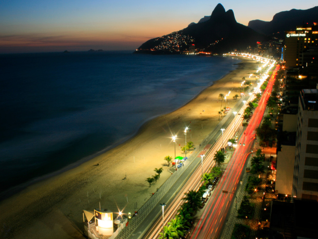 Screenshot №1 pro téma Rio De Janeiro Beach 640x480