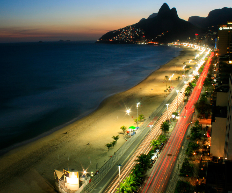 Rio De Janeiro Beach wallpaper 960x800