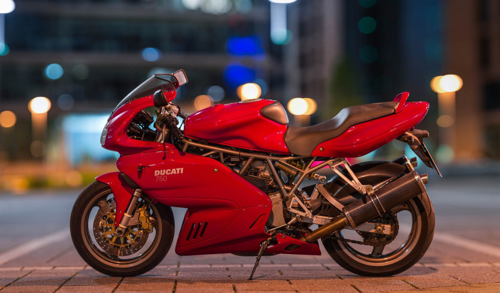 Fondo de pantalla Ducati 750 SS 1024x600