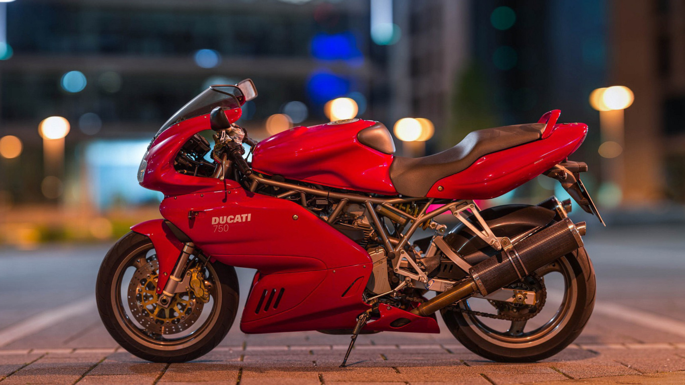 Fondo de pantalla Ducati 750 SS 1366x768