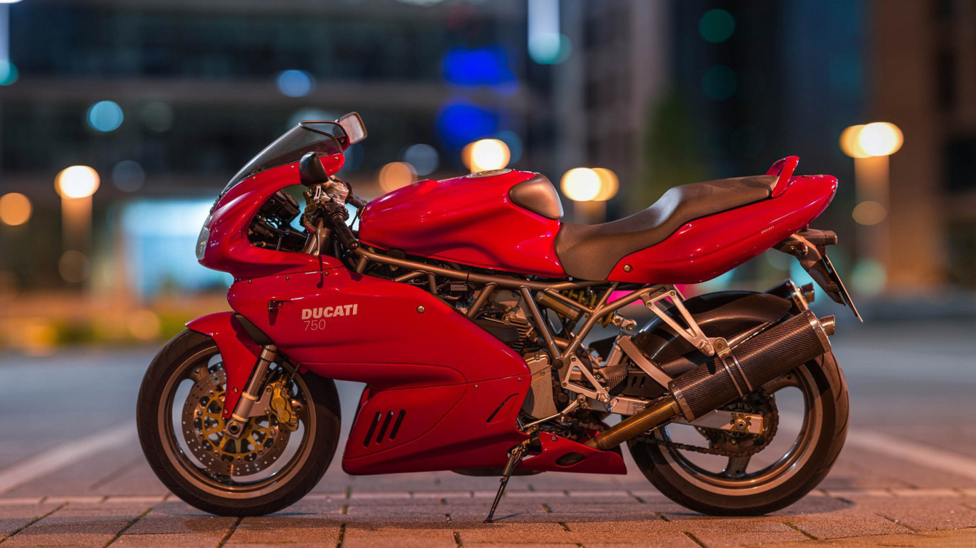 Ducati 750 SS wallpaper 1366x768