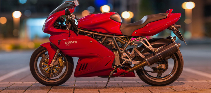 Fondo de pantalla Ducati 750 SS 720x320