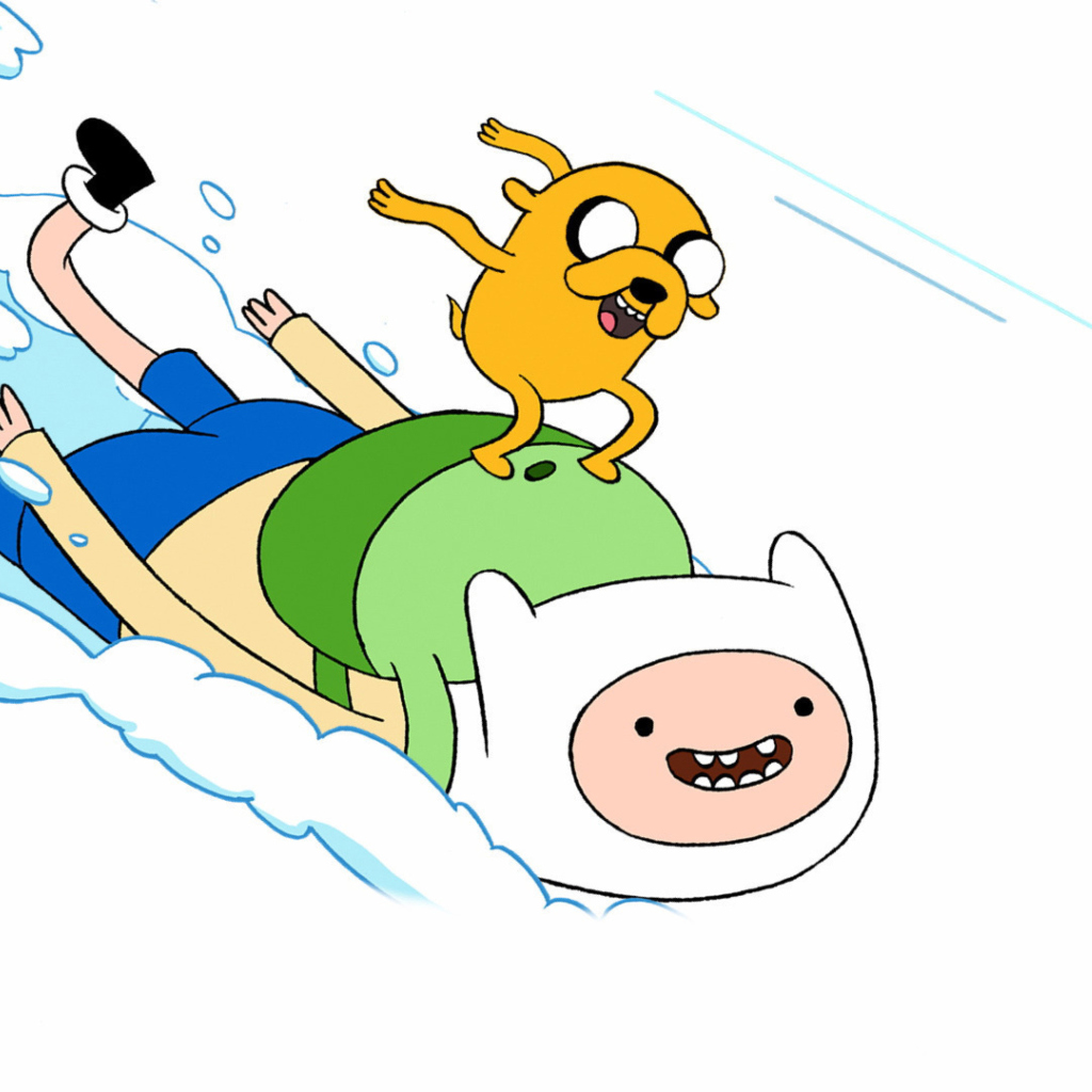 Finn And Jake Adventure Time wallpaper 1024x1024