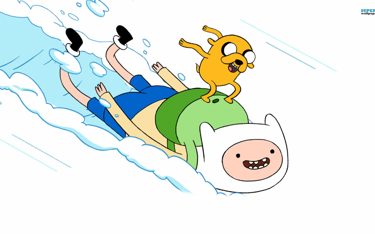 Fondo de pantalla Finn And Jake Adventure Time 1280x800