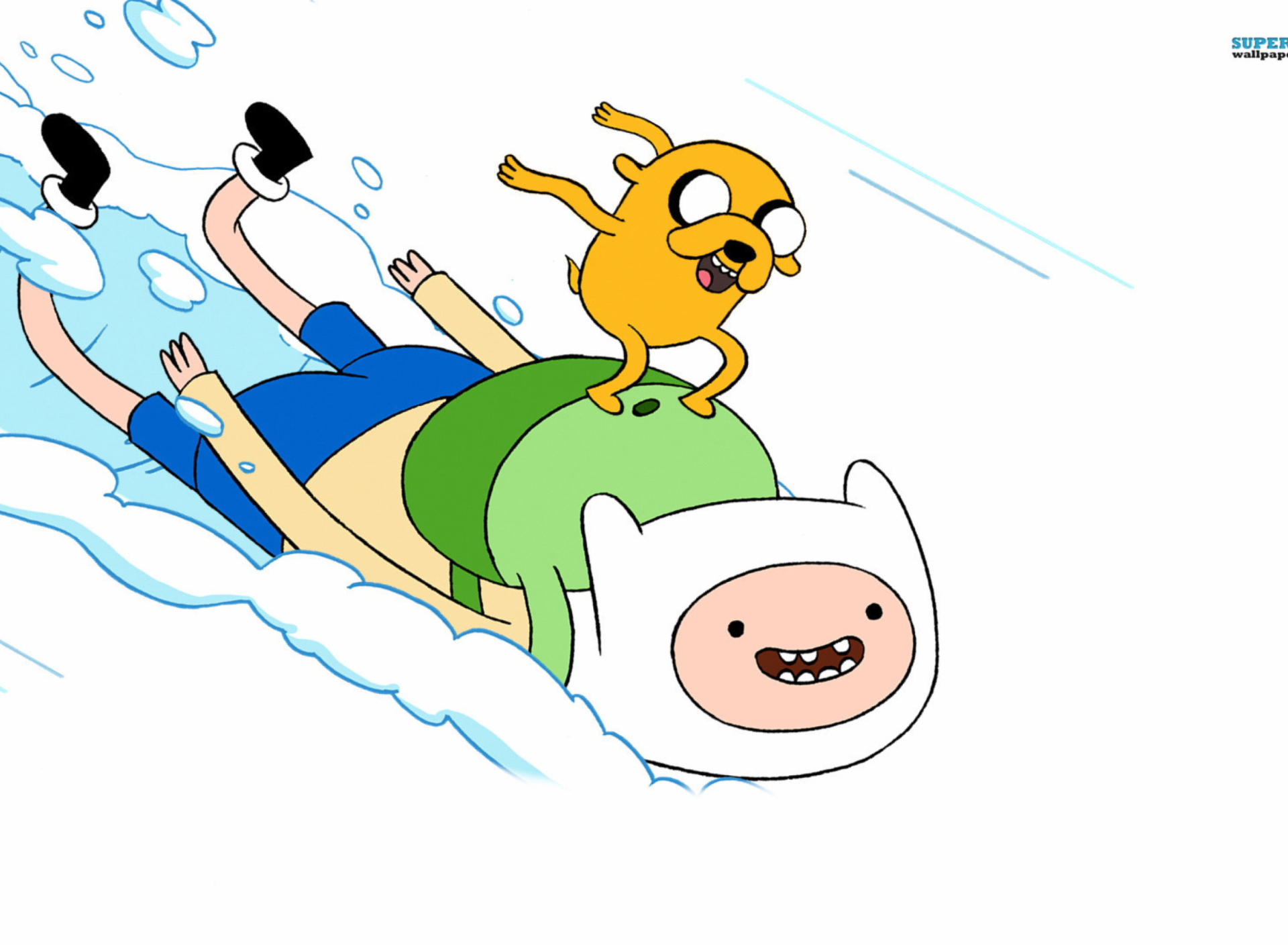Das Finn And Jake Adventure Time Wallpaper 1920x1408
