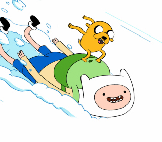 Finn And Jake Adventure Time - Obrázkek zdarma pro iPad mini 2