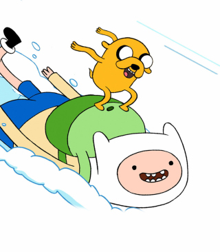 Finn And Jake Adventure Time - Obrázkek zdarma pro Nokia Asha 308