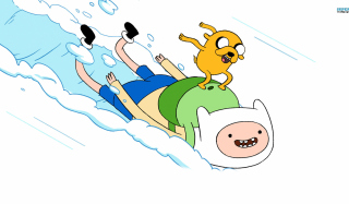 Finn And Jake Adventure Time - Obrázkek zdarma pro Fullscreen Desktop 1600x1200