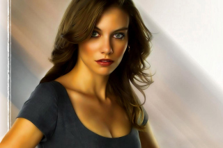 Lauren Cohan - Obrázkek zdarma pro Fullscreen Desktop 1400x1050