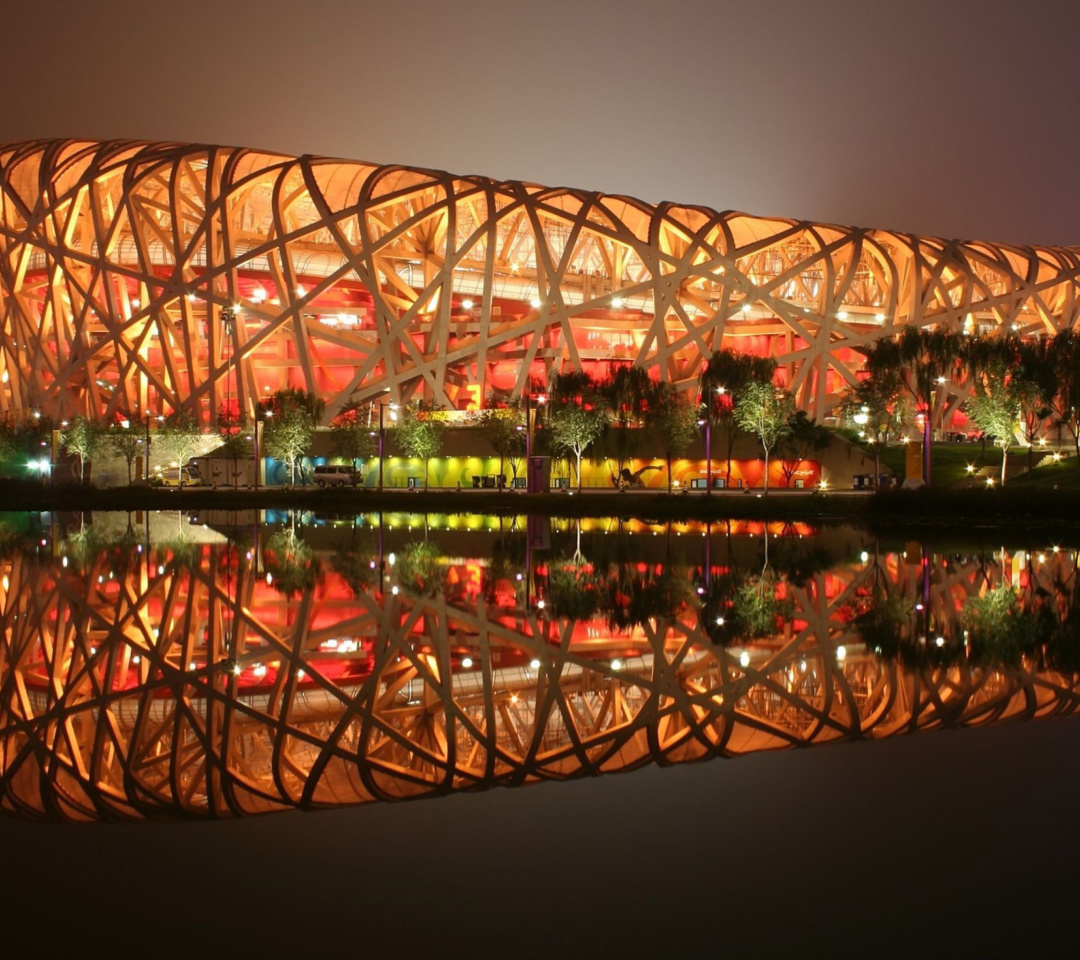 Das Beijing National Stadium Wallpaper 1080x960