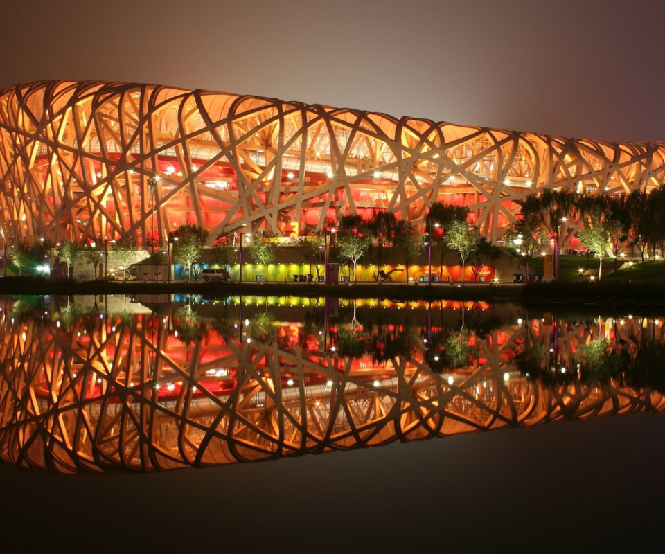 Обои Beijing National Stadium 960x800