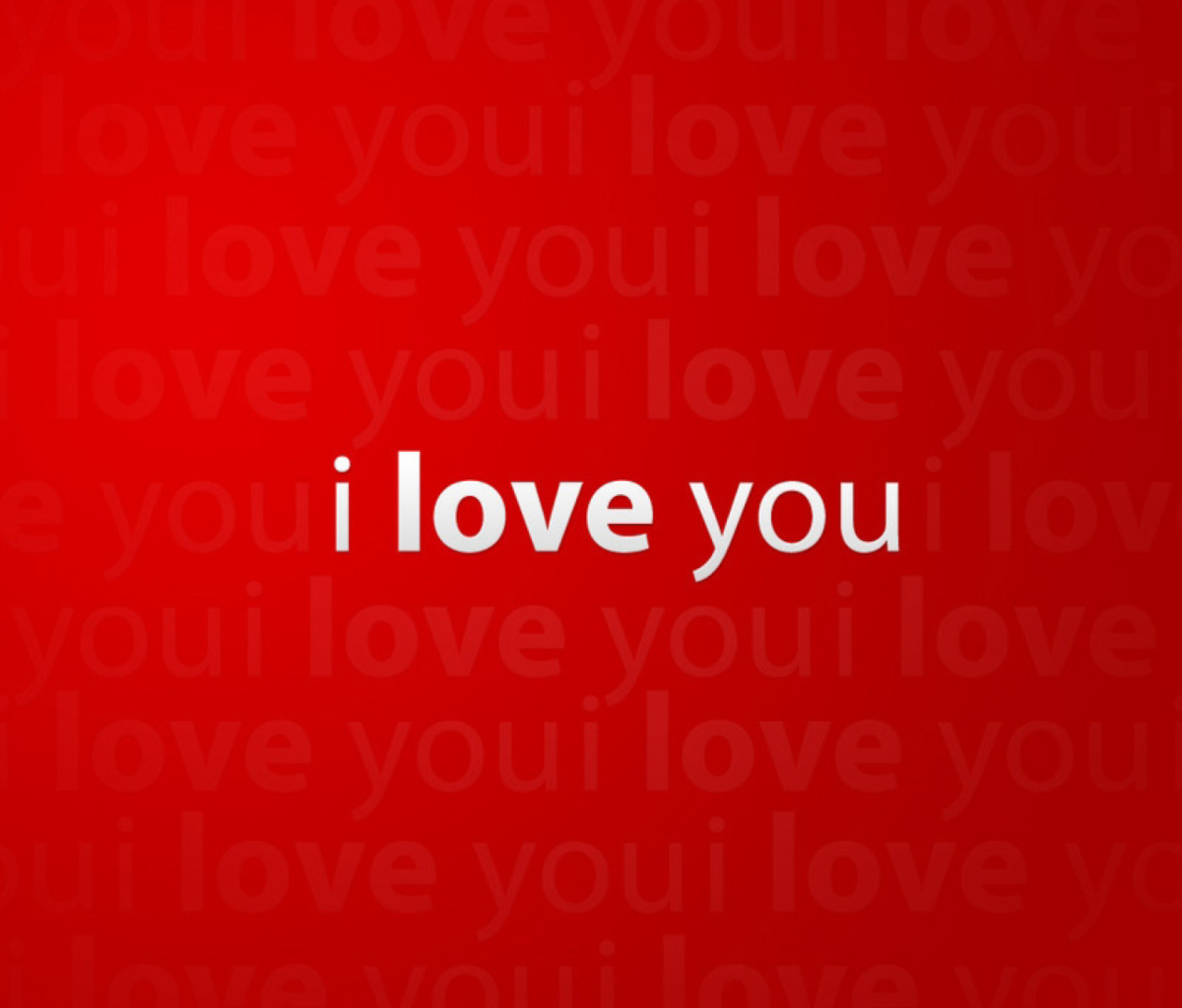 Screenshot №1 pro téma I Love You 1200x1024