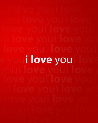 I Love You - Obrázkek zdarma pro 480x640