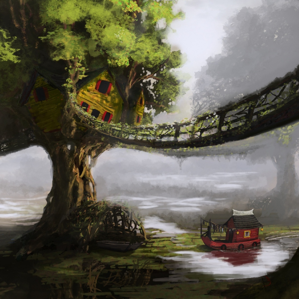 Screenshot №1 pro téma Fantasy Tree House 1024x1024