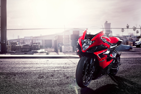 Das Suzuki GSX-R Wallpaper 480x320