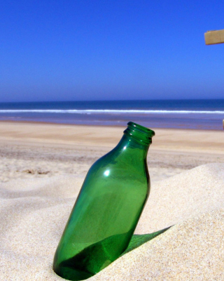 Bottle Beach - Obrázkek zdarma pro Nokia X7