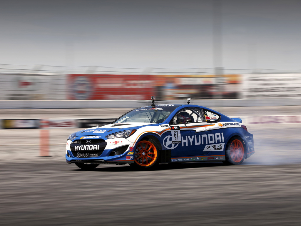 Screenshot №1 pro téma Hyundai Genesis Coupe Race Cars 1024x768