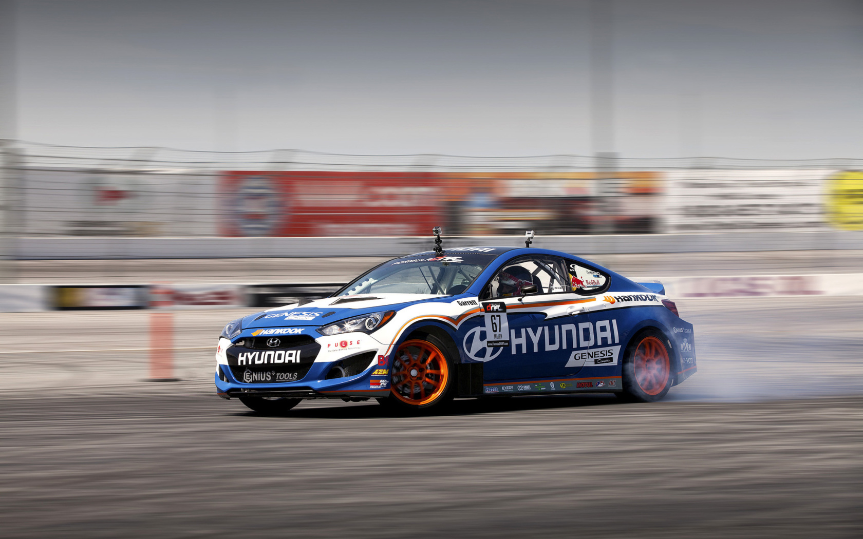 Screenshot №1 pro téma Hyundai Genesis Coupe Race Cars 1680x1050