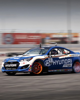 Hyundai Genesis Coupe Race Cars - Obrázkek zdarma pro 640x960