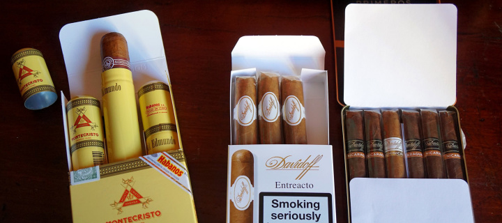 Fondo de pantalla Cuban Montecristo Cigars 720x320