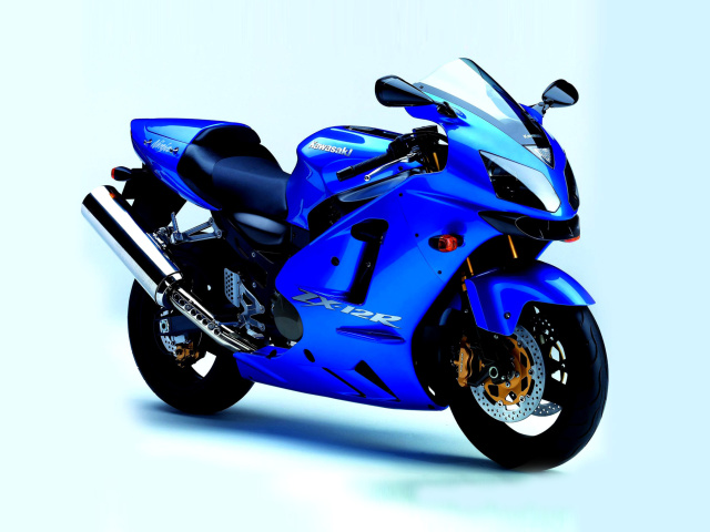 Kawasaki Ninja ZX 12R wallpaper 640x480