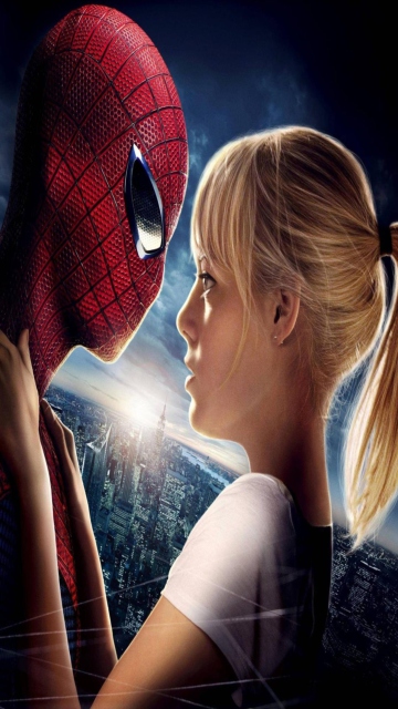 Amazing Spider Man And Emma Stone wallpaper 360x640