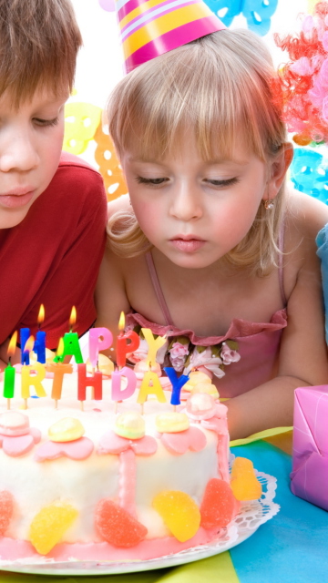 Fondo de pantalla Kids Birthday 360x640