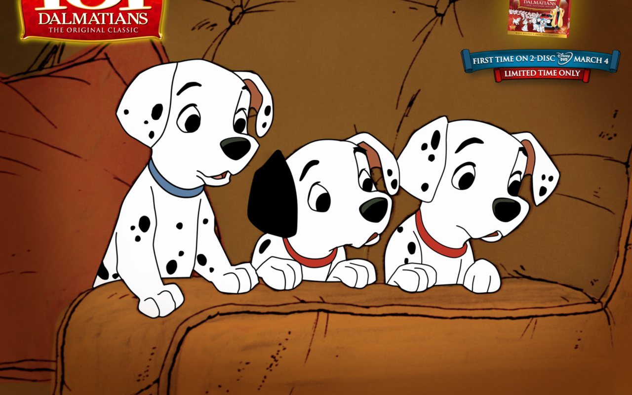 Screenshot №1 pro téma One Hundred and One Dalmatians 1280x800