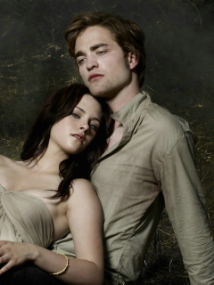 Das Kristen Stewart and Robert Pattinson Wallpaper 240x320