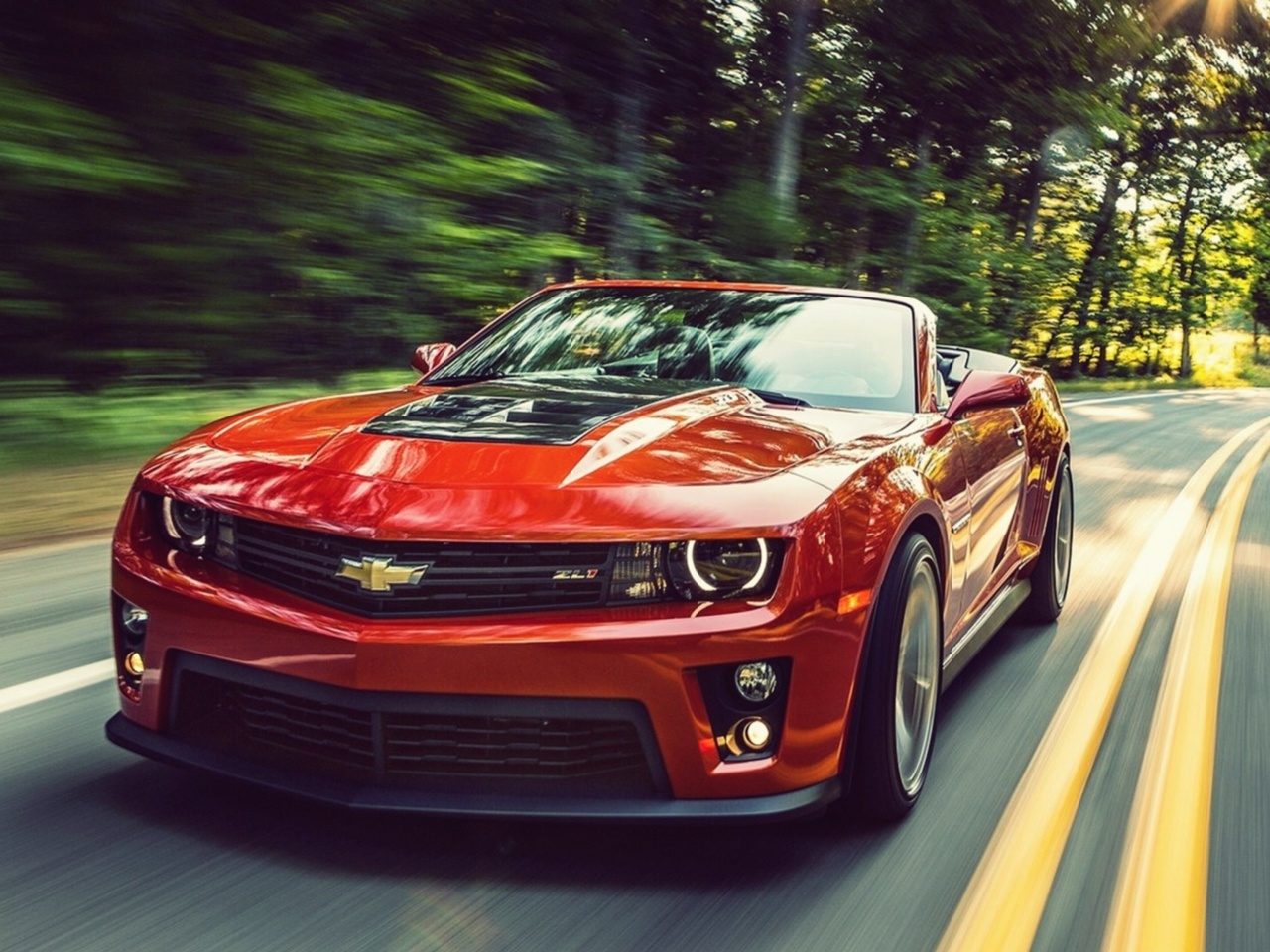 Fondo de pantalla Chevy Camaro ZL1 1280x960