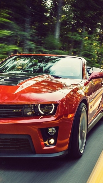 Das Chevy Camaro ZL1 Wallpaper 360x640