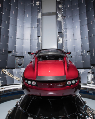 SpaceX Starman Tesla Roadster papel de parede para celular para Nokia C2-00