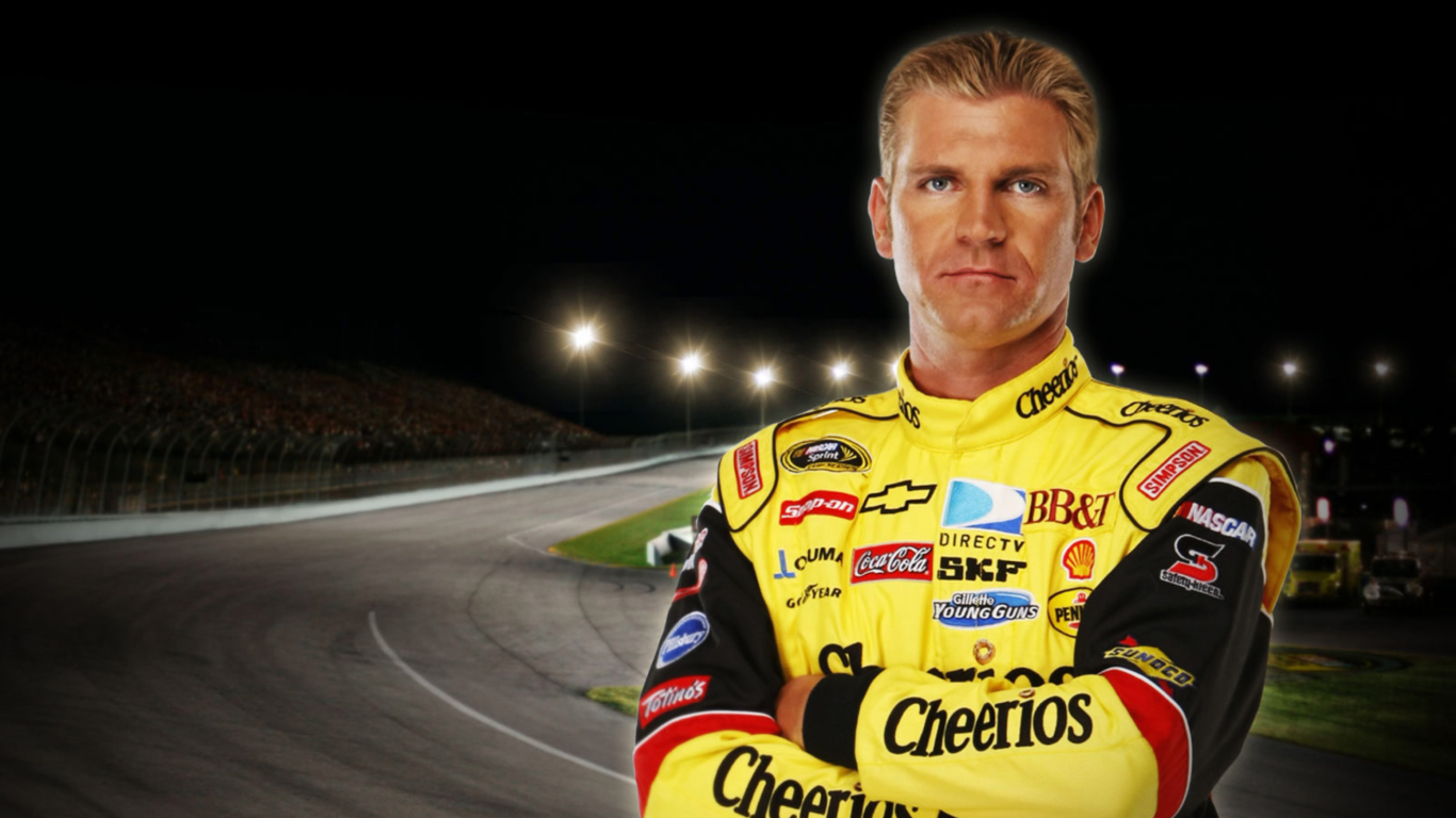 Screenshot №1 pro téma Nascar - Clint Bowyer 1366x768