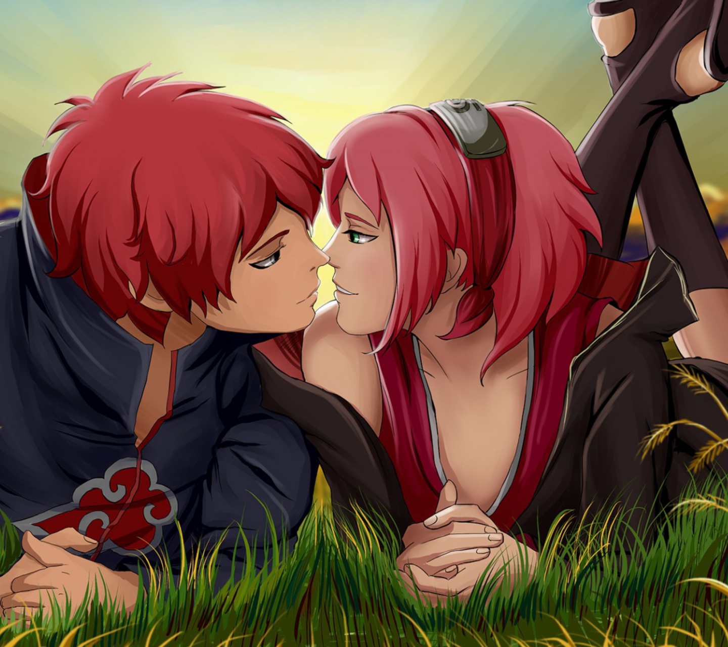 Sasori And Sakura wallpaper 1440x1280