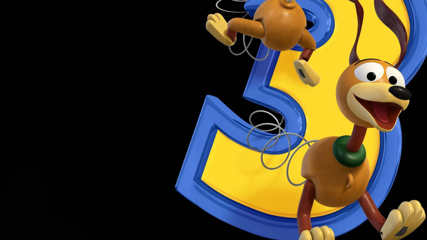 Fondo de pantalla Dog From Toy Story 3 1366x768