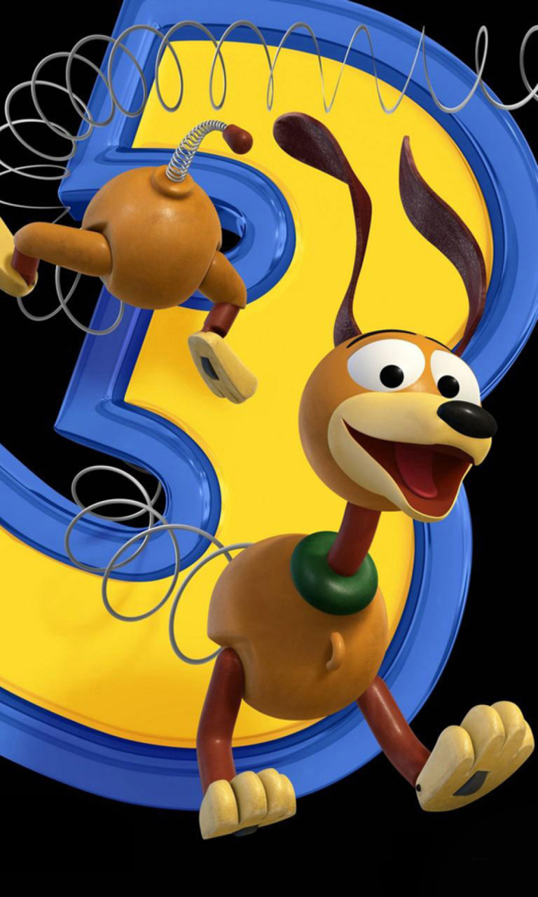 Обои Dog From Toy Story 3 768x1280