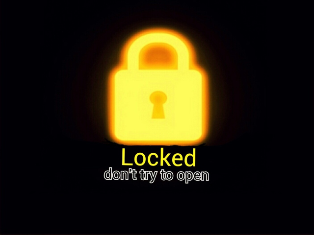 Screenshot №1 pro téma Locked - Don't Try To Open 640x480