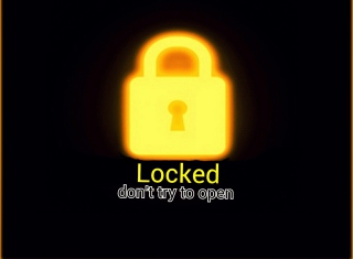 Locked - Don't Try To Open - Obrázkek zdarma pro Samsung Galaxy Tab 3