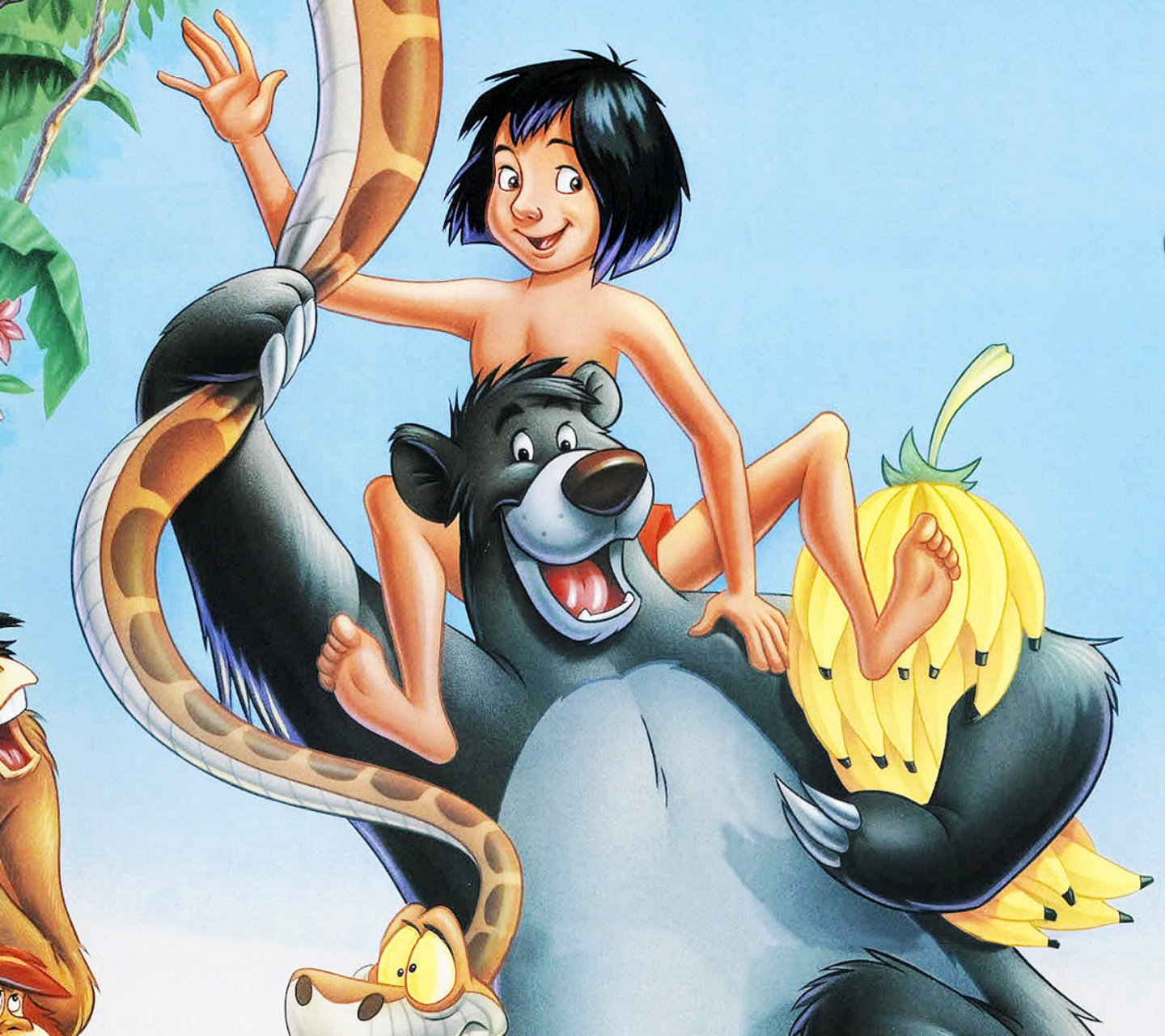 Обои The Jungle Book HD, Mowglis Brothers 1440x1280