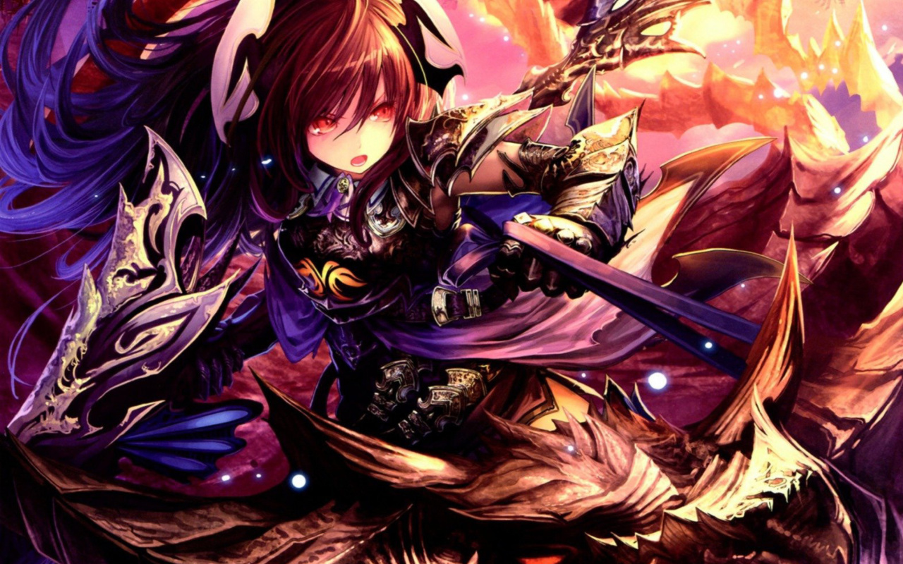 Screenshot №1 pro téma Blood of Bahamut Action Anime RPG 1280x800